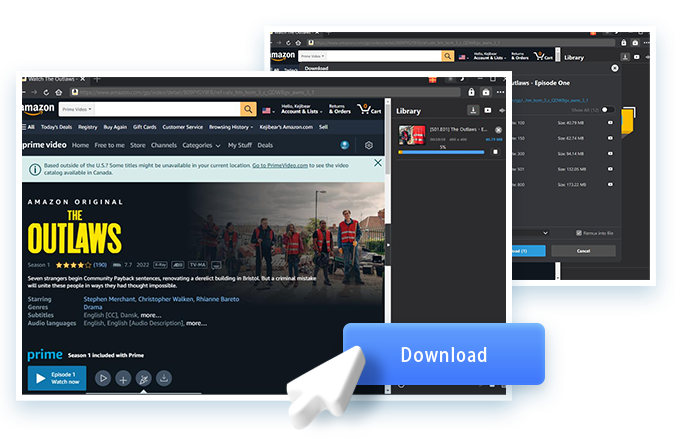 Amazon Downloader Passo 4