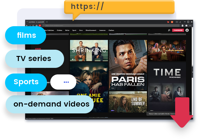 Funktionen des Canal+ Downloaders