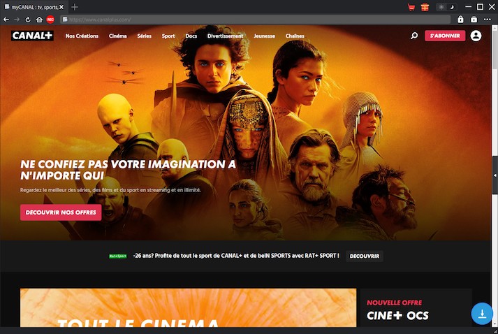 Canal+ Downloader Schritt 1