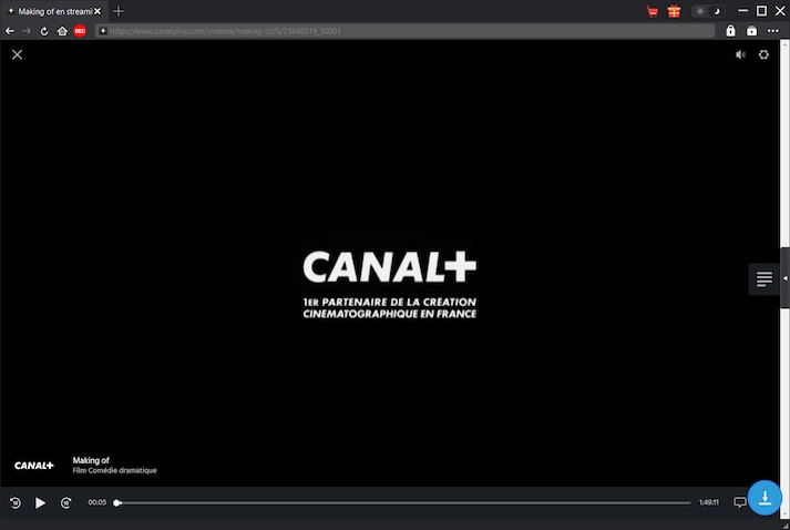 Canal+ Downloader Schritt 2