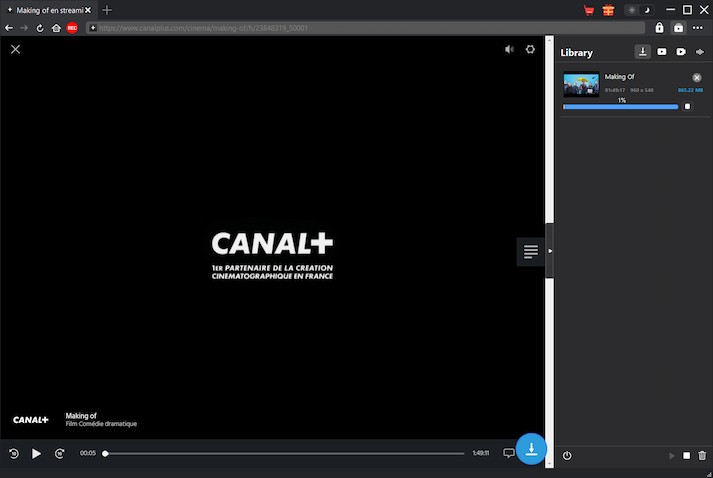 Canal+ Downloader Schritt 4