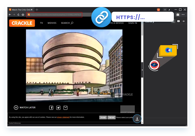 Crackle Downloader Schritt 2