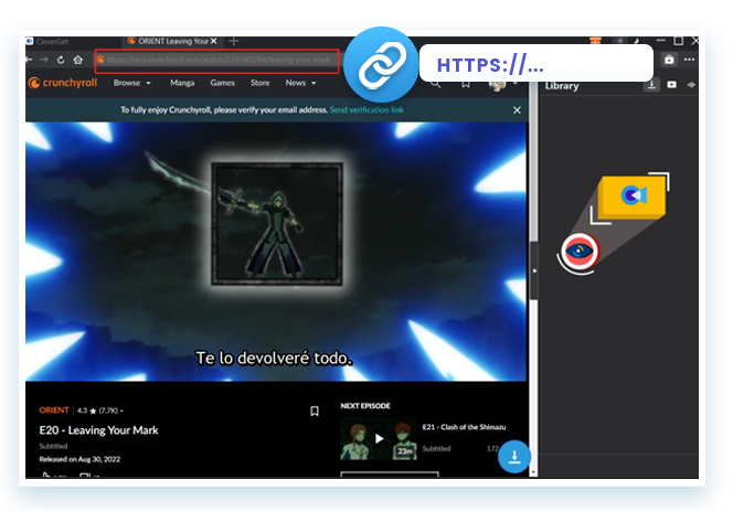 Crunchyroll Downloader Schritt 2