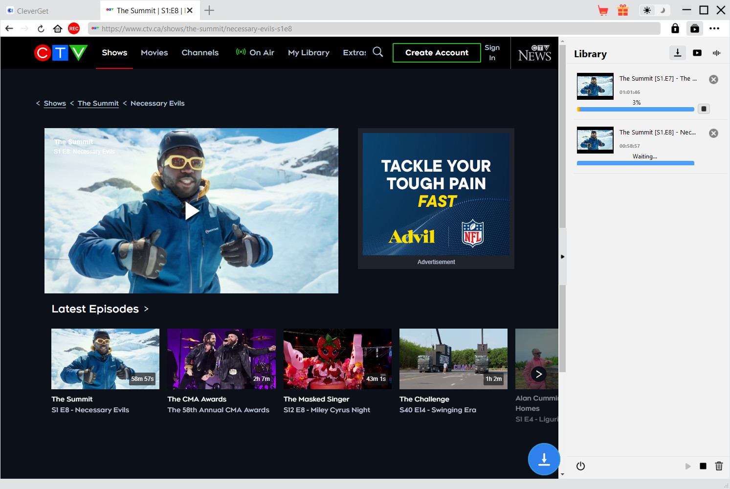 CTV Downloader Schritt 4