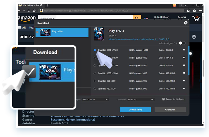 Amazon Downloader Step3