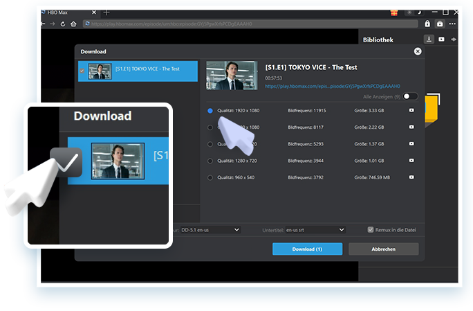 Hulu Downloader Step3