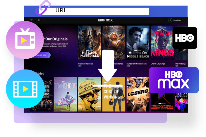 Funktionen des HBO Downloaders