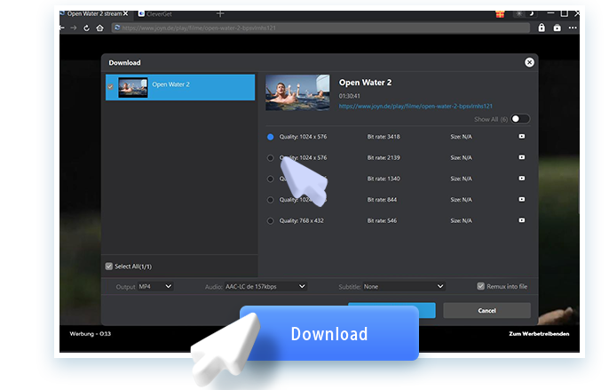 Joyn Downloader Schritt 4