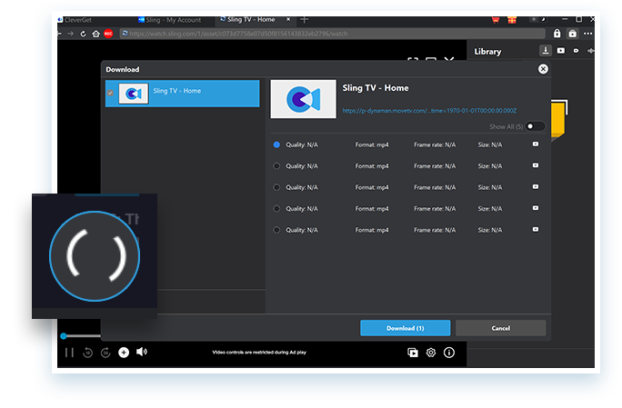 Sling Downloader Schritt 3