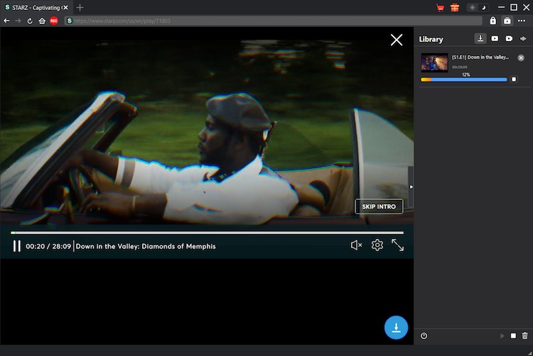 STARZ Downloader Schritt 4