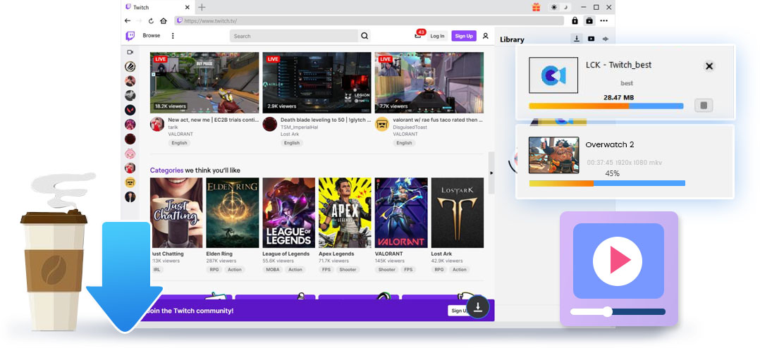 Twitch Downloader-Funktionen