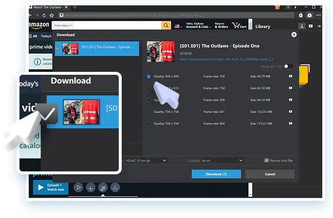 Amazon Downloader Step3
