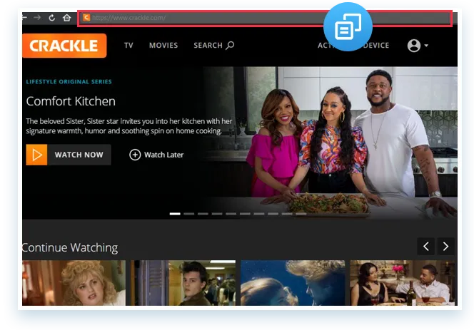 Crackle Downloader Step1