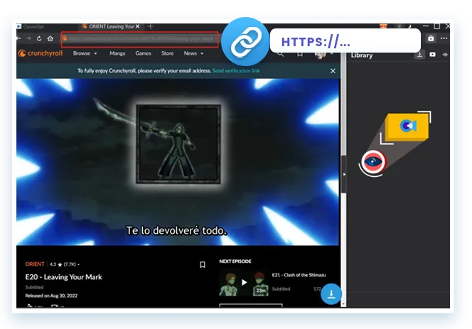 Crunchyroll Downloader Step2