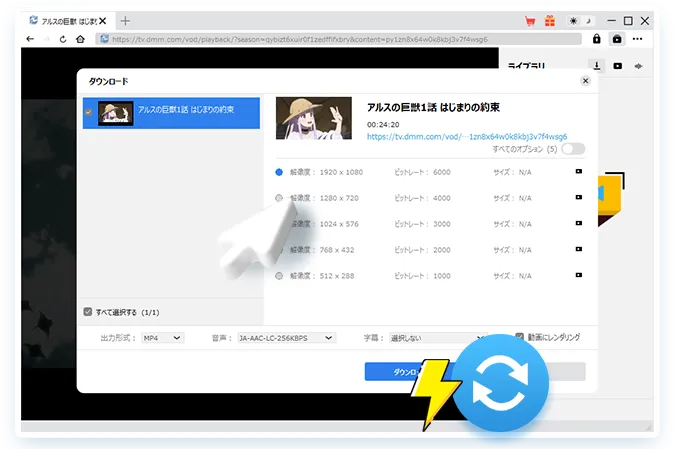 DMM Downloader Step3