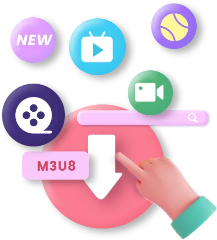 M3U8 Downloader features