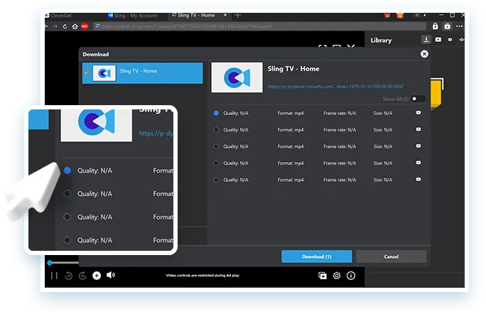 Sling Downloader Step4