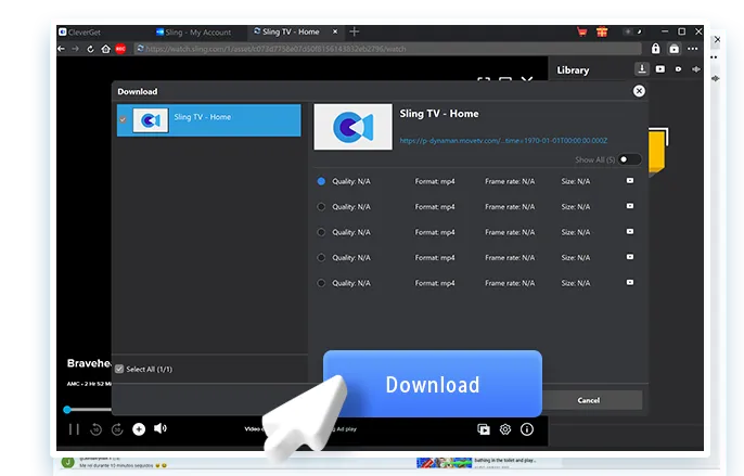 Sling Downloader Step5