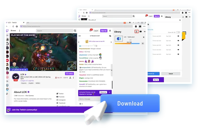 Twitch Downloader Step3