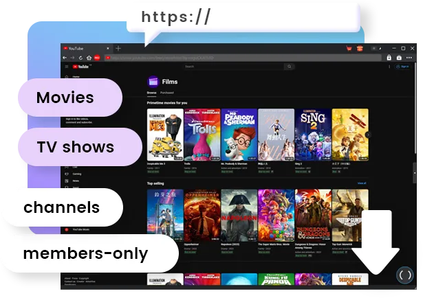 YouTube Movies Downloader features