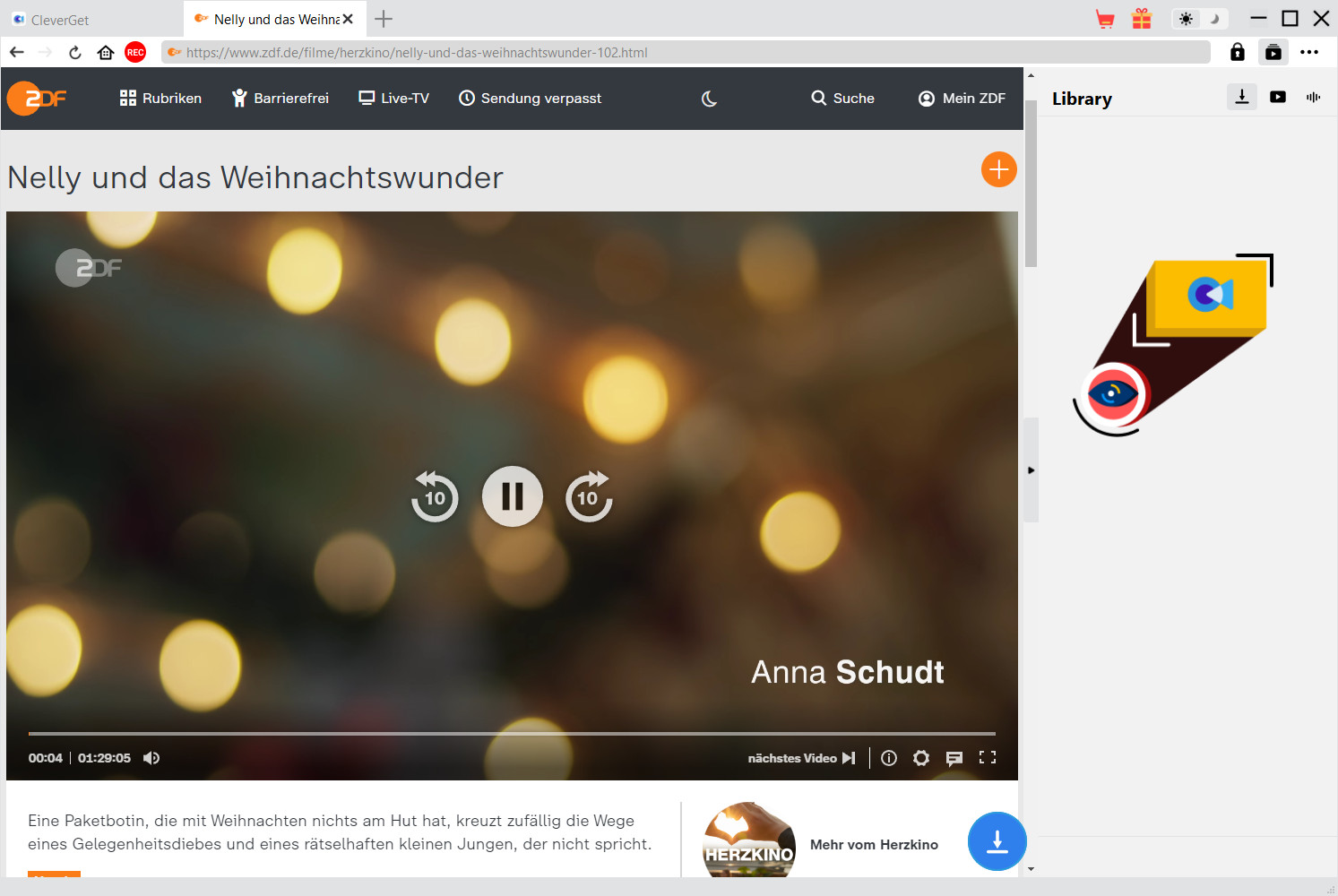 ZDF Downloader Schritt 2